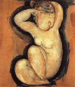 Amedeo Modigliani caryatid oil painting artist